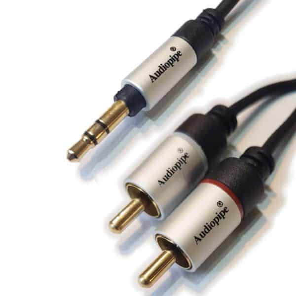 CABLE AUDIOPIPE 3.5 A 2 RCA MACHO