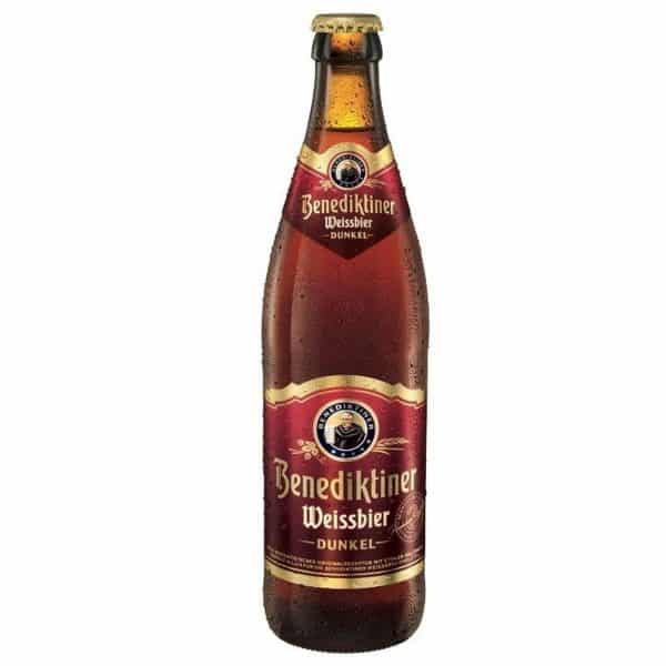 CERVEZA ALEMANA BENEDIKTINER WEISSBIER DUNKEL