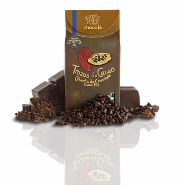 CACAO CUBIERTO EN CHOCOLATE OSCURO CHOCOLA (115G)