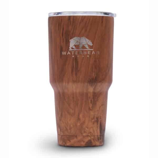 VASO TERMICO WATERBEAR GEAR 30 ONZAS MADERA