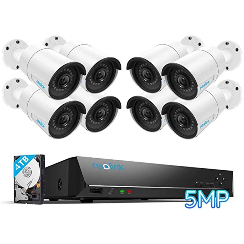 SISTEMA NVR DE CAMARAS DE SEGURIDAD REOLINK RLK16-410B8 DE 8 CAMARAS ...