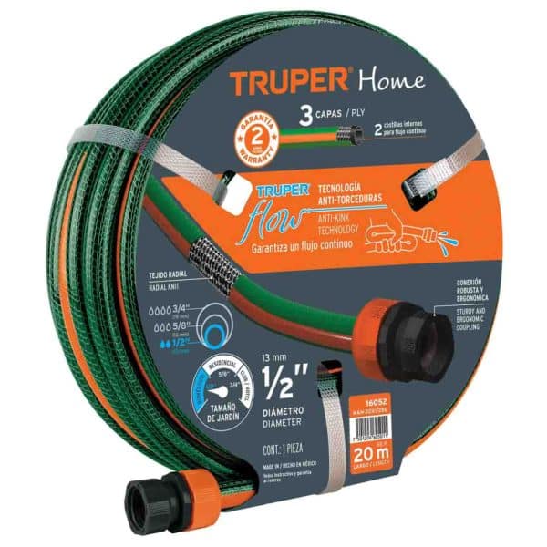 MANGUERA TRUPER REFORZADA 1/2″