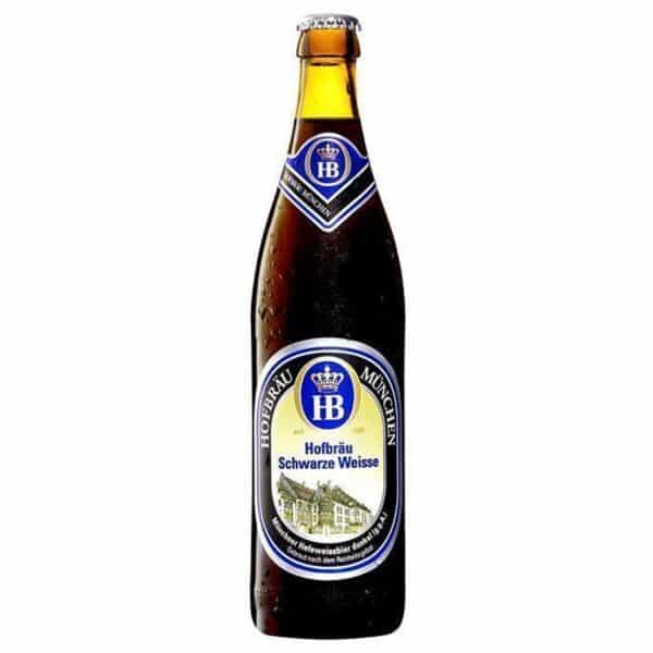 CERVEZA ALEMANA HOFBRÄU SCHWARZE WEISSE