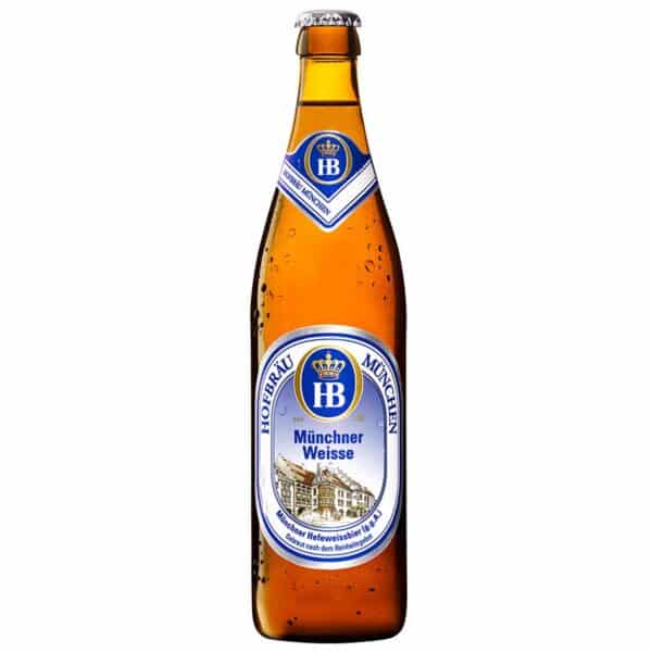 CERVEZA ALEMANA HOFBRÄU MÜNCHNER WEISSE